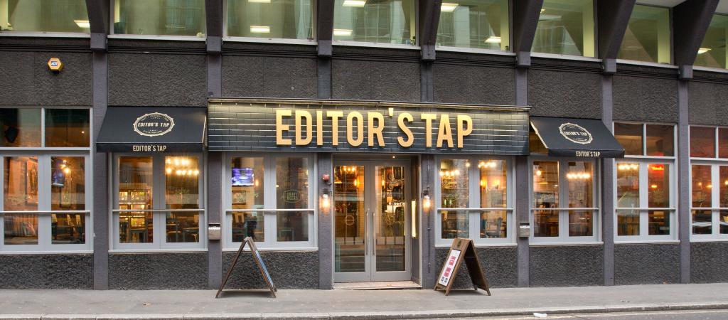 Best Sports Bars in London - Editors Tap Fetter Lane