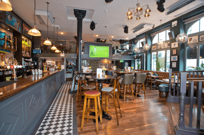 Best Sports Bars in Westminster - The Long Acre Covent Garden