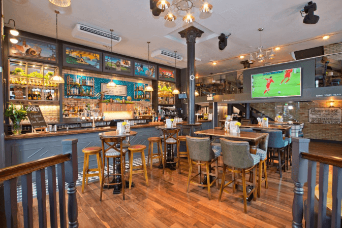 Best Sports Bars in Westminster - The Long Acre Covent Garden