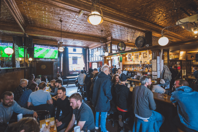 Best Sports Bars in London - The Adam and Eve