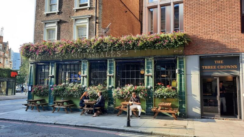 Best Sports Bars in London - Three Crowns Shoreditch