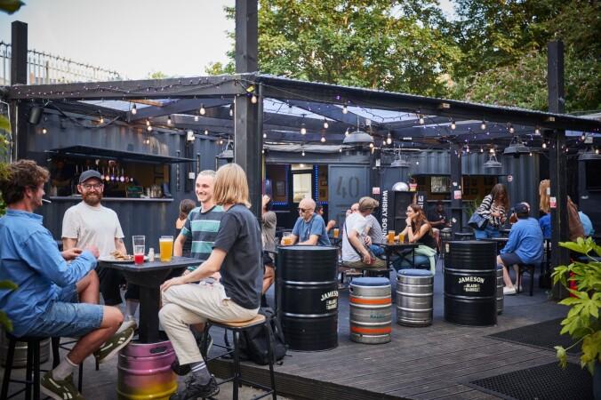 Best Sports Bars in London - 40ft Brewery Dalston
