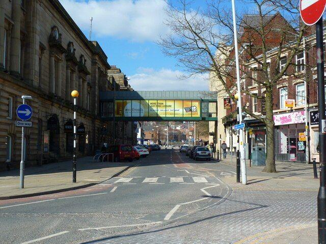 In Blackburn, there’s no better place to be on game day than King William Street, where Blackburn Rovers fans pack the pubs to cheer on their team.